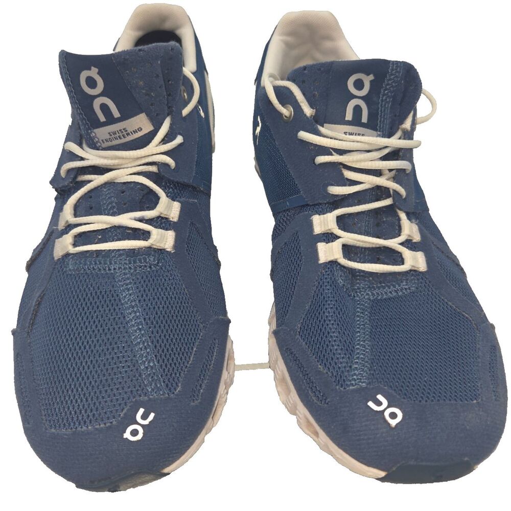 On Cloud Women's Size 10 Navy White CloudTec Running Shoes Swiss Engineering